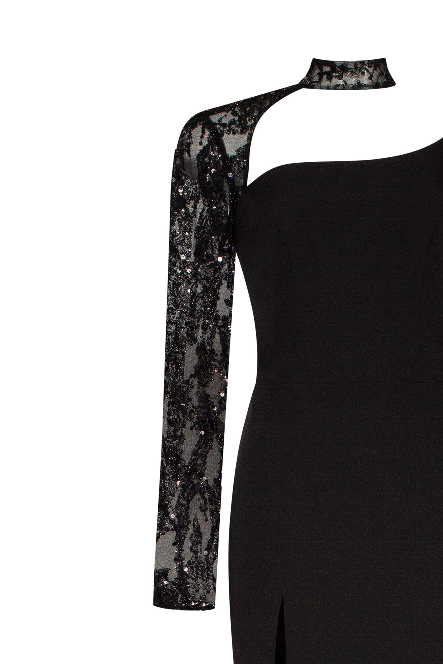 Trumpet gown with detachable sleeve - Image 6