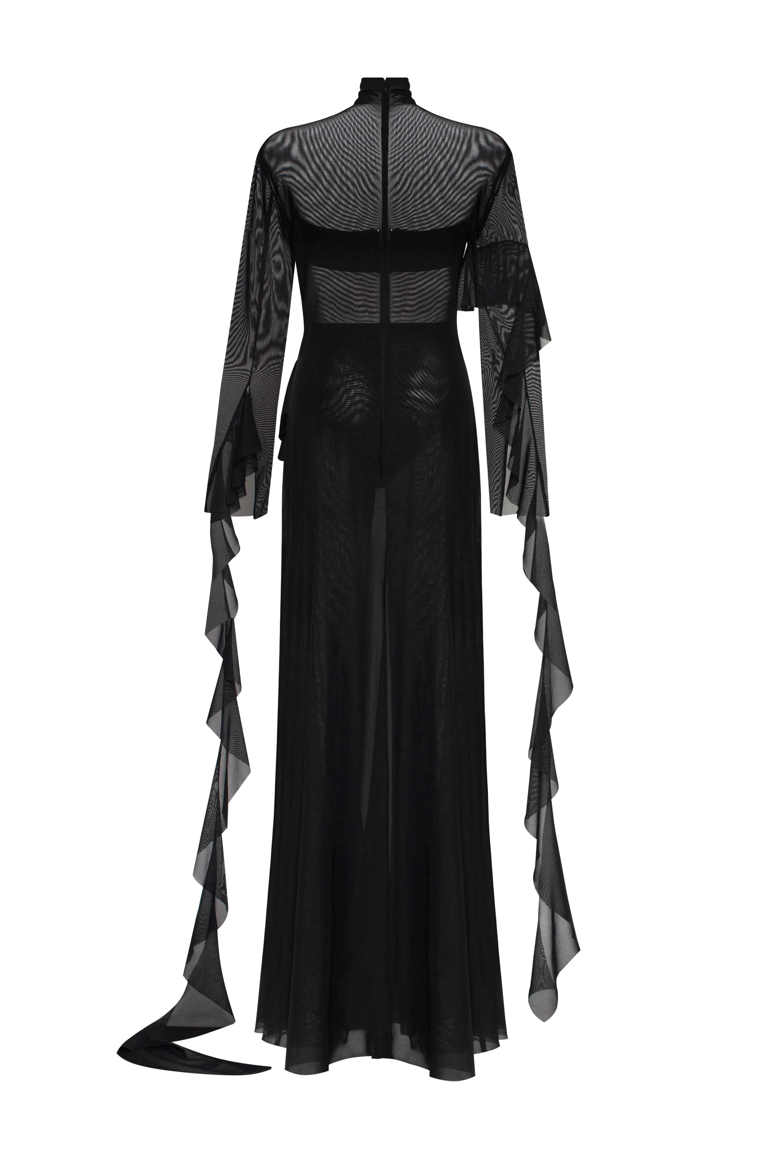 Chic sheer co-ord set in black, Xo Xo - Image 4