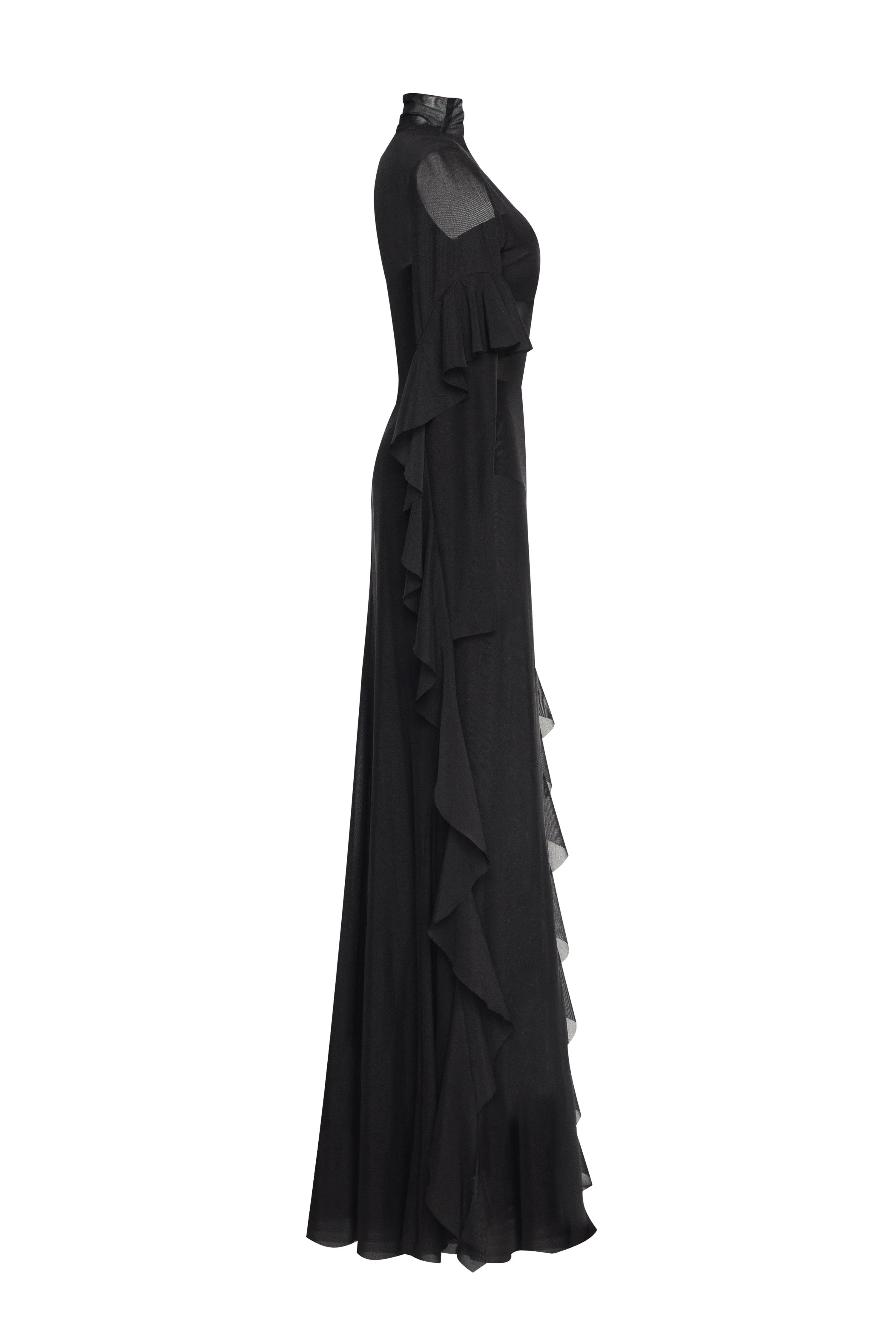 Chic sheer co-ord set in black, Xo Xo - Image 8