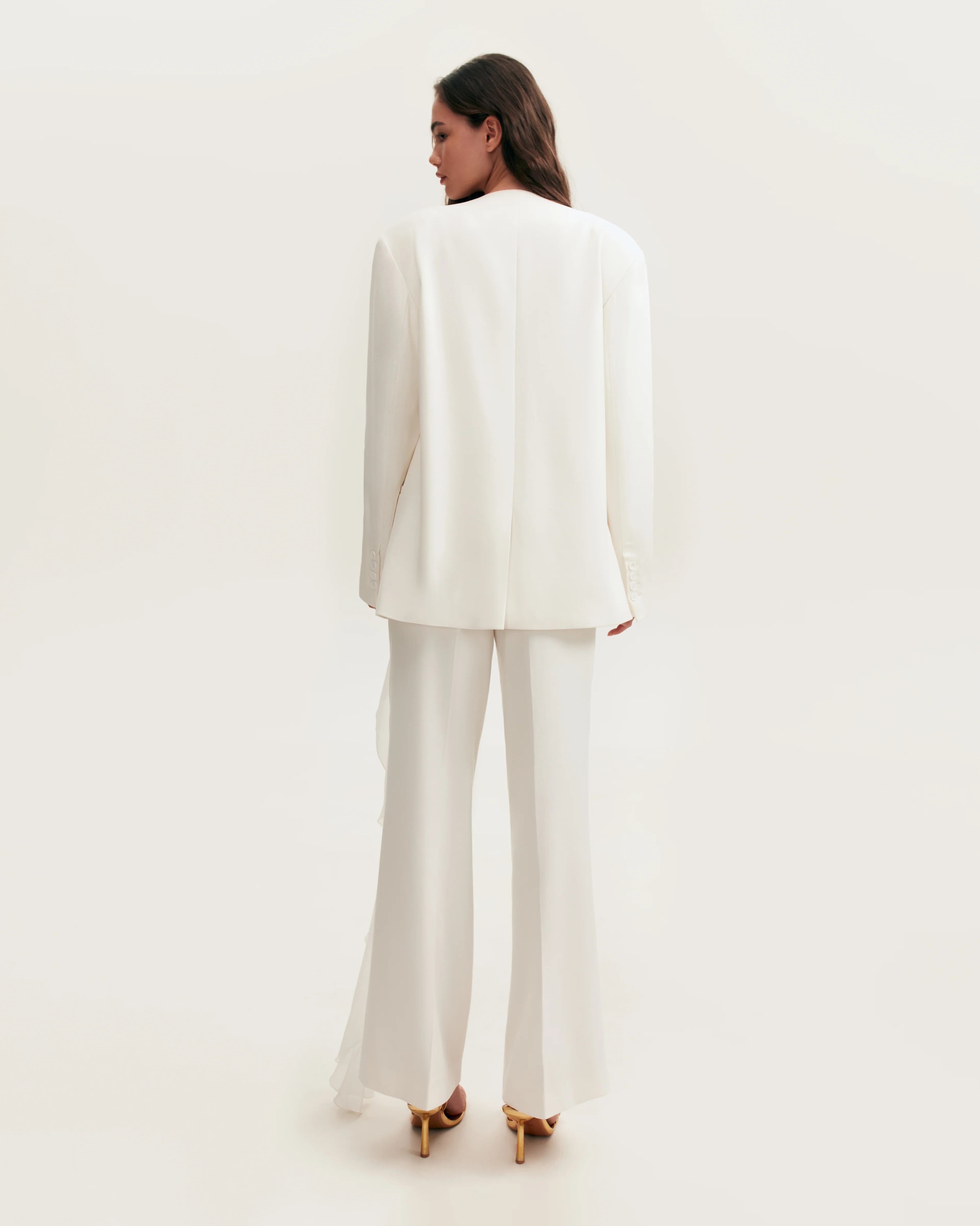 High-rise white suit pants, Xo Xo - Image 3