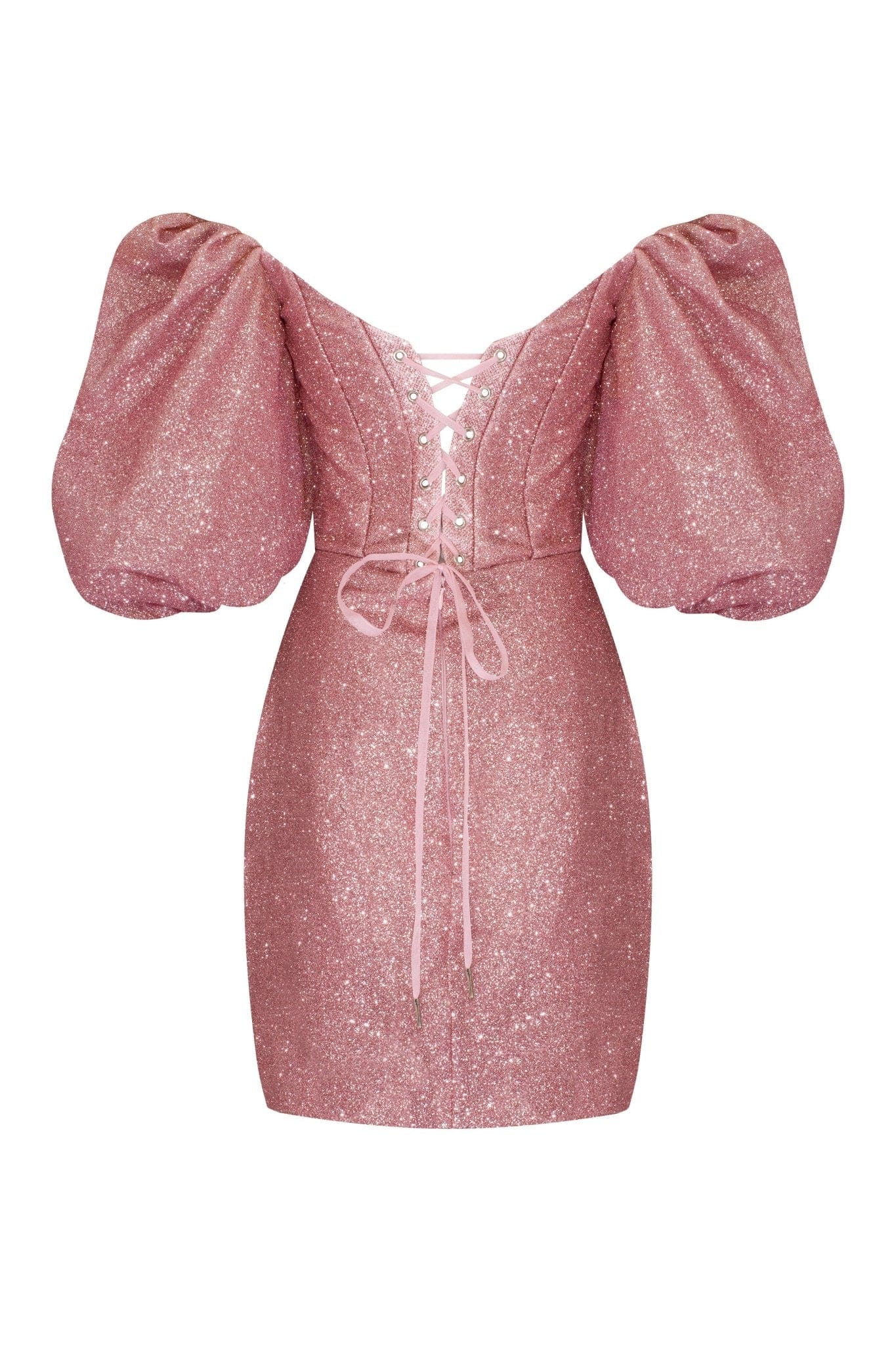 Rose Cute mini dress with doll sleeves - Image 4