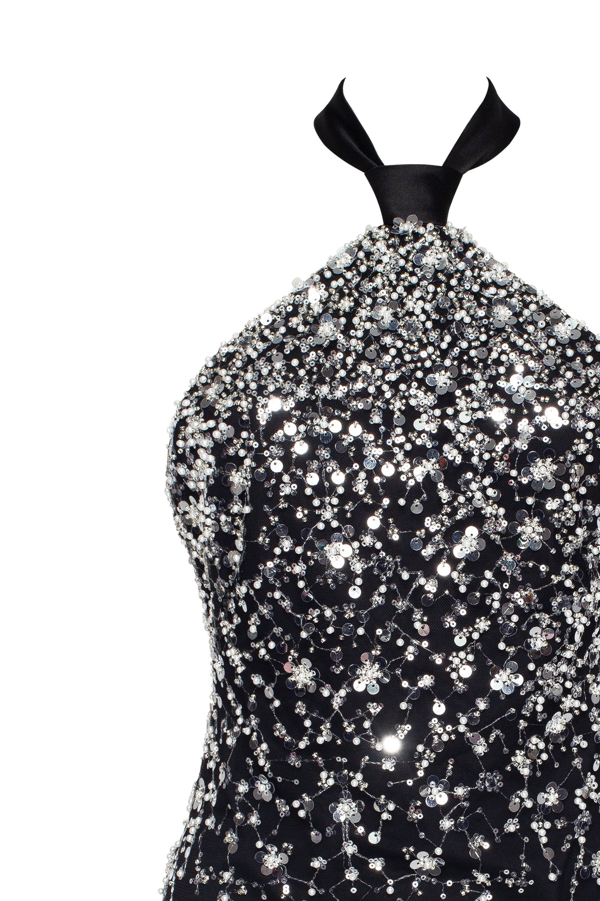Striking halterneck crystal-embellished mini dress, Xo Xo - Image 6
