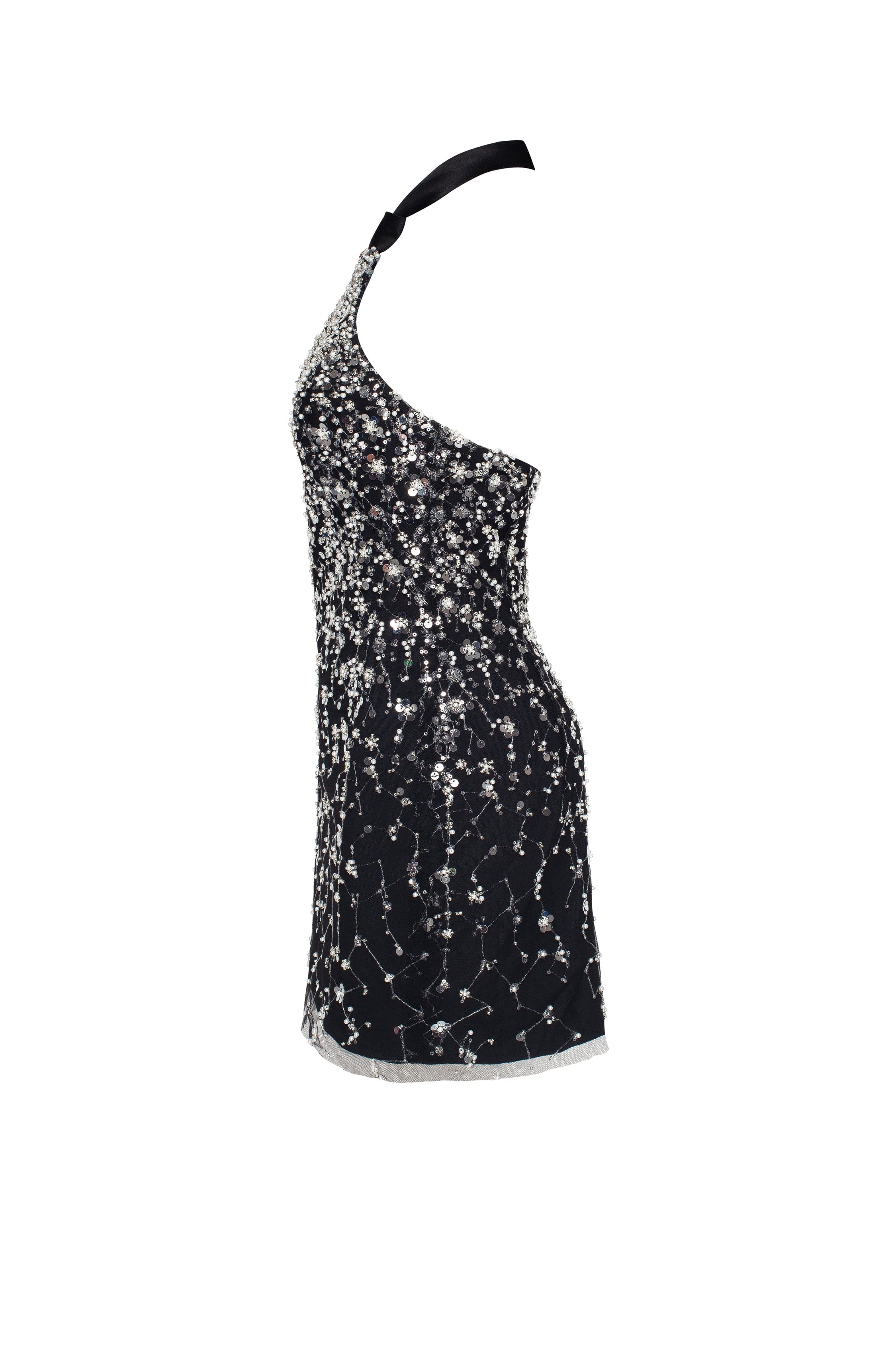 Striking halterneck crystal-embellished mini dress, Xo Xo - Image 7